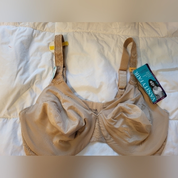 NWT Vanity Fair Honey beige 38DD No padding - Picture 14 of 14